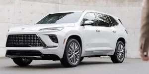 A white 2025 Buick Enclave Avenir.