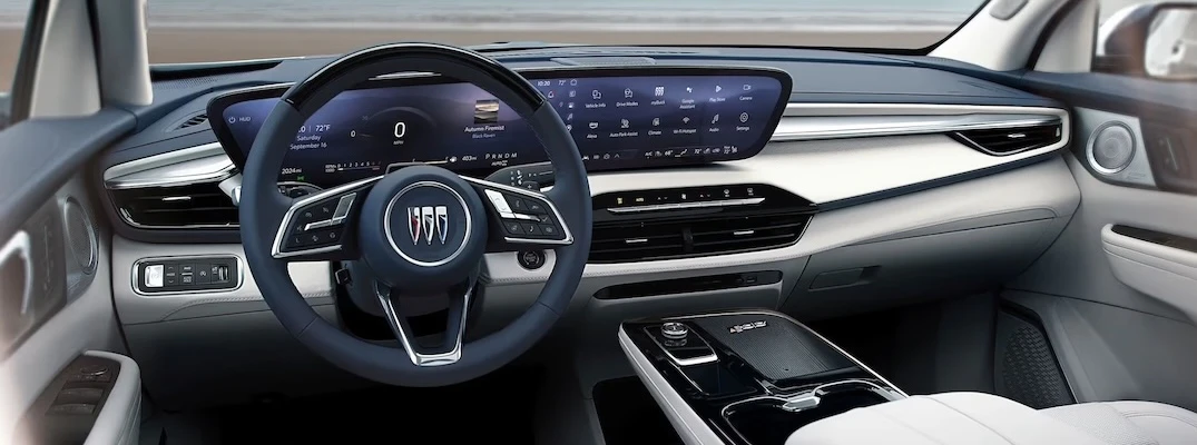 The interior of a 2025 Buick Enclave.